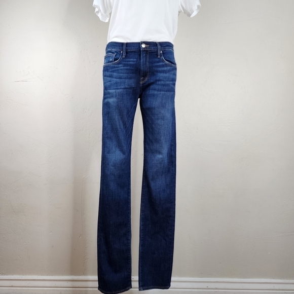 FRAME Denim L'Homme Straight Leg Jeans in Niagra Wash Size 31 - Picture 2 of 14